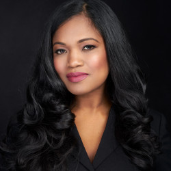 brown skin makeup headshot