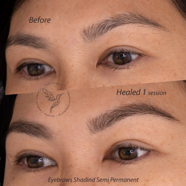 eyebrows micro shading tattooing montreal