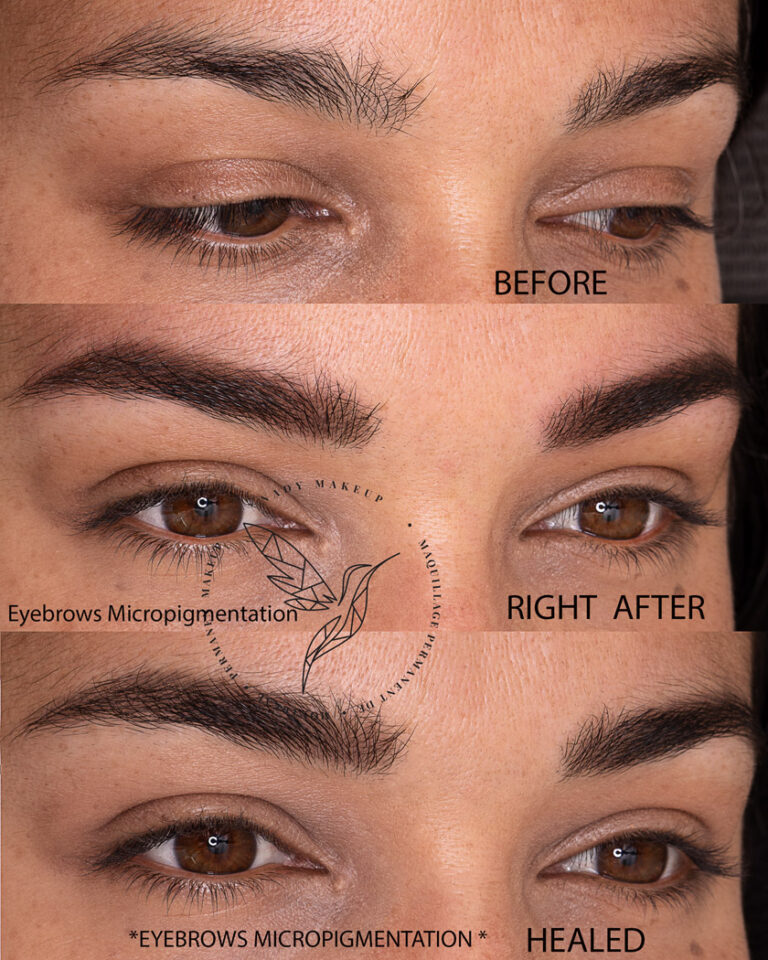 EYEBROWS MICROPIGMENTATION also known as Powder Brows or Shading.